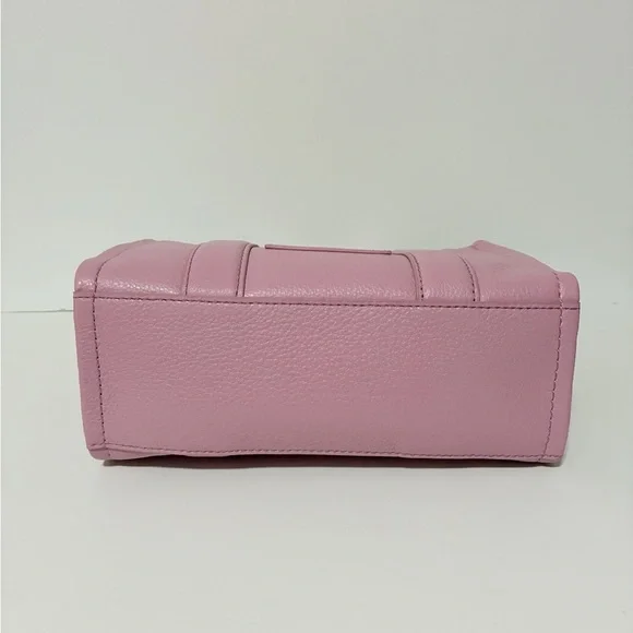 🌸New Marc Jacobs Lilac Leather Small  Tote Bag  Crossbody Bag - Picture 5 of 12